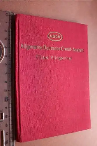 tolles altes Sparbuch der ADCA Filiale Klingenthal  1942