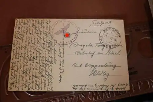 tolle alte Karte - Kirche - Seedorf in Lüneburg - 1940 als Feldpost gelaufen 