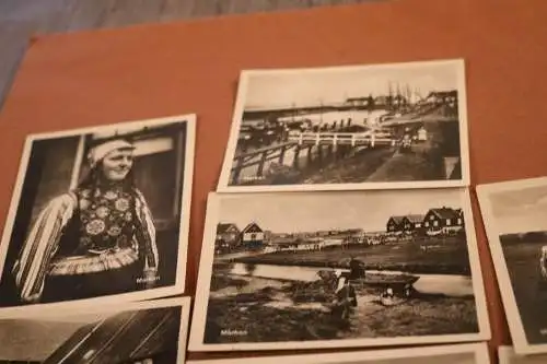 acht tolle alte Souvenierfotos Marken Niederlande - 30er Jahre ?