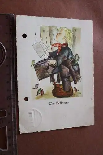 tolle alte Roswitha-Karte - Der Hofsänger Künstlerkarte 1935