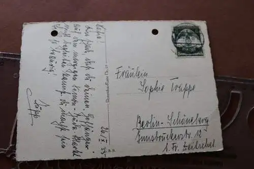  tolle alte Roswitha-Karte - Der Hofsänger Künstlerkarte 1935