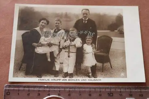 tolle alte Fotokarte - Familie Krupp von Bohlen und Halbach