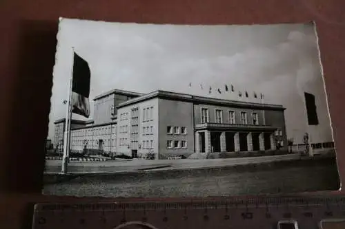tolle alte Karte Kulturpalast der Gewerkschaften Wilhelm Pieck Bitterfeld 