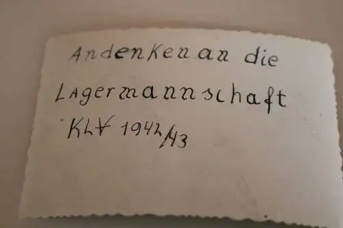 tolles altes Foto  - Pimpfe Jugend angetreten - KLV 1942/43 ???