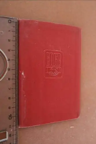 tolles altes Mitgliedsbuch der FDGB ab 1955 