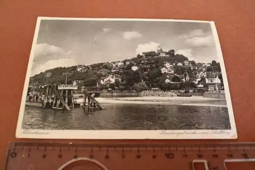 tolle alte Karte - Blankenese Landungsbrücke - 1933