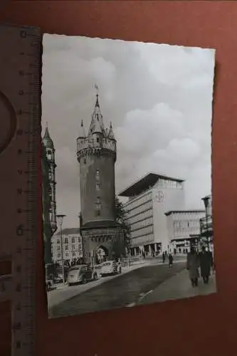 tolle alte Karte - Frankfurt am Main - Eschenheimer Turm Bayer Haus 