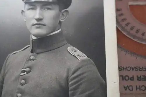 tolles altes Foto Portrait eines Soldaten 211 Inf. Regt. ???  - Remagen 1918
