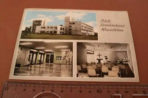 tolle alte Karte - Städtisches Krankenhaus Haunstetten  1970 