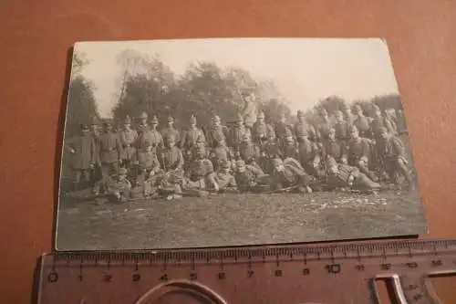 tolles altes Foto - Gruppenfoto  Soldaten Jägereinheiten vers.