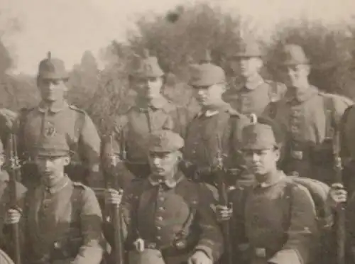 tolles altes Foto - Gruppenfoto  Soldaten Jägereinheiten vers. 