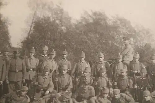 tolles altes Foto - Gruppenfoto  Soldaten Jägereinheiten vers. 