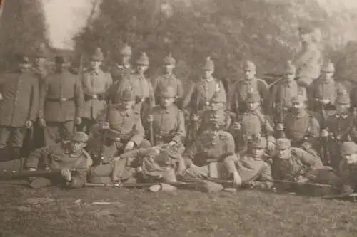 tolles altes Foto - Gruppenfoto  Soldaten Jägereinheiten vers. 