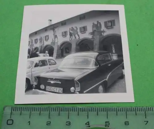 tolles altes Foto - Oldtimer 50-60er Jahre Heckansicht 