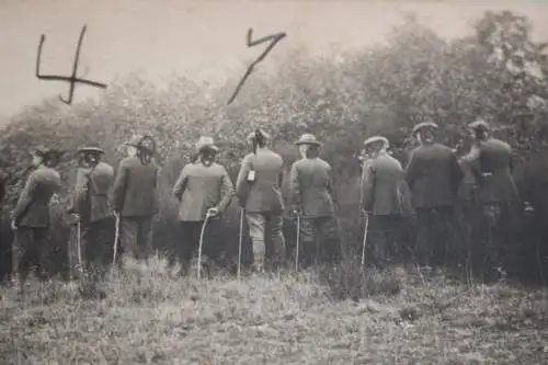 tolles altes Foto - Gruppe Männer am schiffen -- Wolgaschiffer - 1910-20 ?