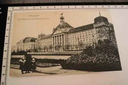 Tolle alte Karte -  Düsseldorf -  Kgl. Regierung und Oberlandesgericht - 1910-20