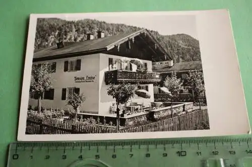 tolle alte Karte - Pension Louise - Reit i. Winkl 50-60er Jahre 