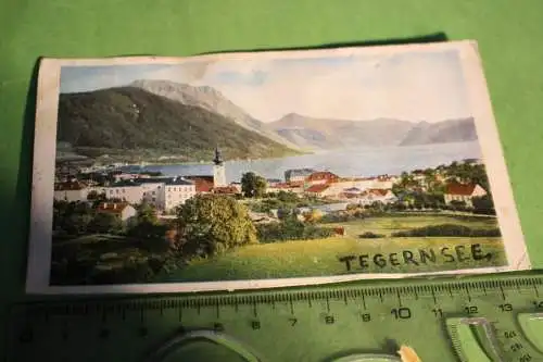 tolle alte Karte -  Tegernsee -  1902 ?  Stempel Gmunden 