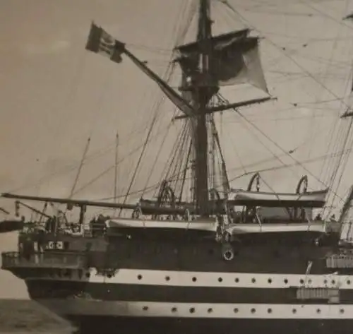 tolles altes Foto - Segelschulschiff ?? Italien - Cristoforo Colombo