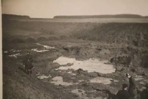 zwei alte Fotos - Sprengung auf dem Schießstand 1927