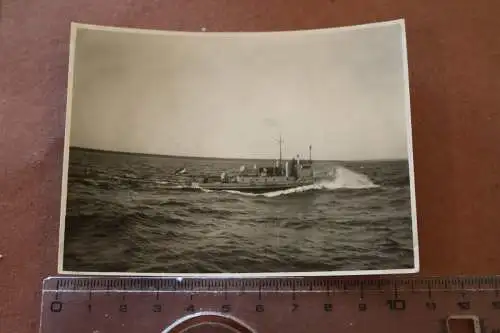 tolles altes Foto -  Schnellboot F11 30er Jahre 