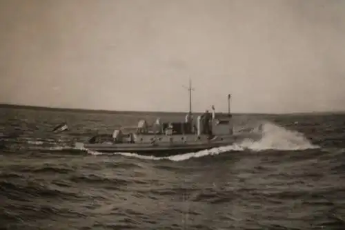 tolles altes Foto -  Schnellboot F11 30er Jahre 