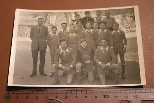 Tolles altes Mannschaftsfoto - Jugend - Fussball Mannschaft - 30-50er Jahre