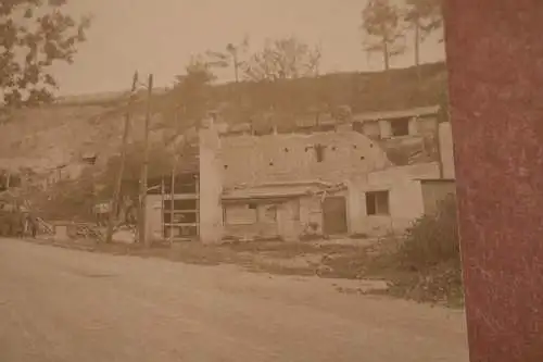 Tolles altes Foto - Soldaten bauen Erdbunker in Moronvilliers 1916