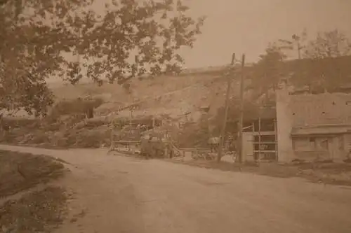 Tolles altes Foto - Soldaten bauen Erdbunker in Moronvilliers 1916