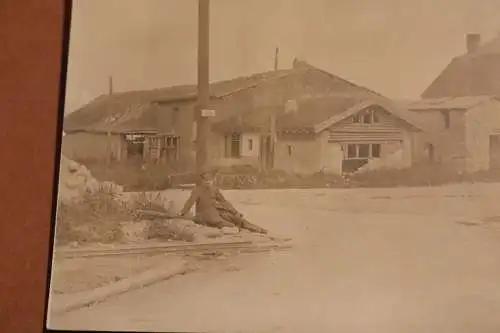 Tolles altes Foto - Gebäude  Häuser  in Moronvilliers