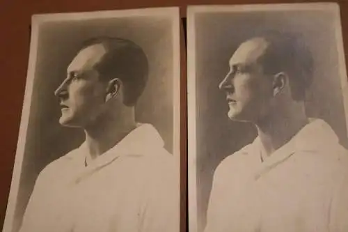 zwei tolle alte Fotos - Portraits eines Mannes 