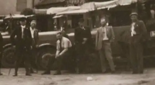 sechs tolle alte Fotos - Ausflug der Reichspost - LKW´s RP - 30er Jahre 