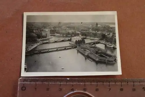 tolles altes Foto - Ansicht von Stockholm  1932 