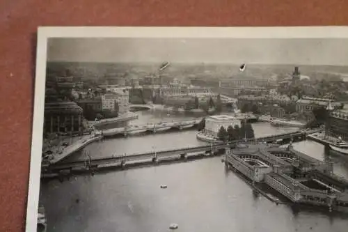 tolles altes Foto - Ansicht von Stockholm  1932 