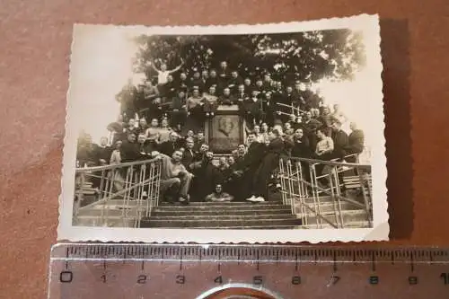 Tolles altes Gruppenfoto Sportler Gedenkstein Viktor von Podbielski - Berlin ?