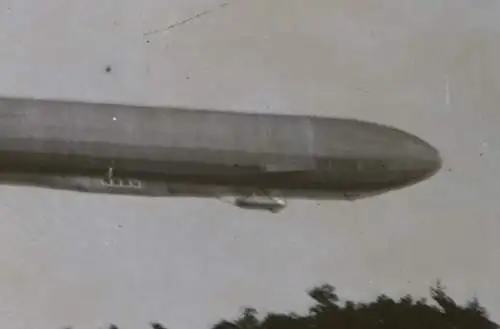 tolles altes Glasnegativ - Luftschiff LZ 11 - Zeppelin - Viktoria Luise