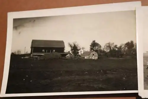 zwei alte Fotos  eines Auswanderer in die USA Wisconsin  20-30er Jahre ?