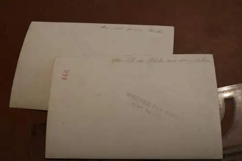 zwei alte Fotos  eines Auswanderer in die USA Wisconsin  20-30er Jahre ?