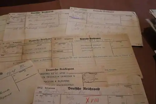 15 alte Telegramme an einen Soldaten Pz Jäger  