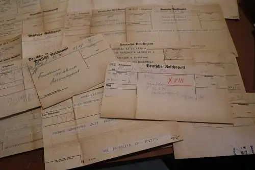 15 alte Telegramme an einen Soldaten Pz Jäger  