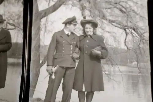 sechs alte Negative Mutter, Vater und Sohn in Uniform Kriegsmarine