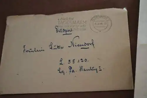 zwei alte Umschläge Feldpost Feldpostnummer 01048T und L55120 13 Briefe