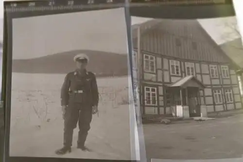 Konvolut alter Negative  121 Stück  Familie, Soldaten, Orte - 30-40er Jahre