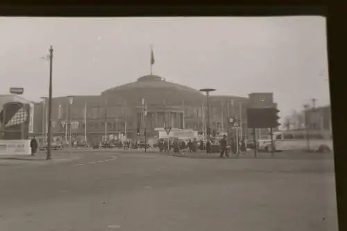 tolles altes Negativ Festhalle  in Frankfurt am Main 50-60er Jahre