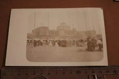 tolles altes Foto  Scheveningen, Kurhaus, Strand - 1900-1910