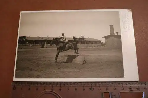 Tolles altes Kabinettfoto - Soldat mit Pferd - Kavallerie ?  Hammerstein Westpre