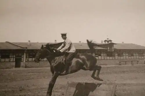 Tolles altes Kabinettfoto - Soldat mit Pferd - Kavallerie ?  Hammerstein Westpre