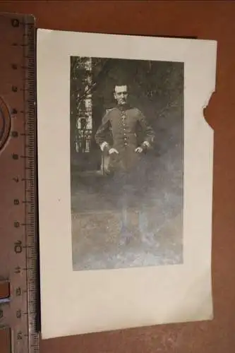tolles altes Foto - Portrait eines Soldaten, EK I,  Ärmelabzeichen ? 