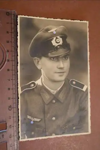 Tolles altes Foto Portait eines Soldaten - Breslau