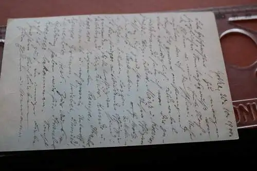 tolle alte Karte - Ganzsache von 1900 aus Gotha